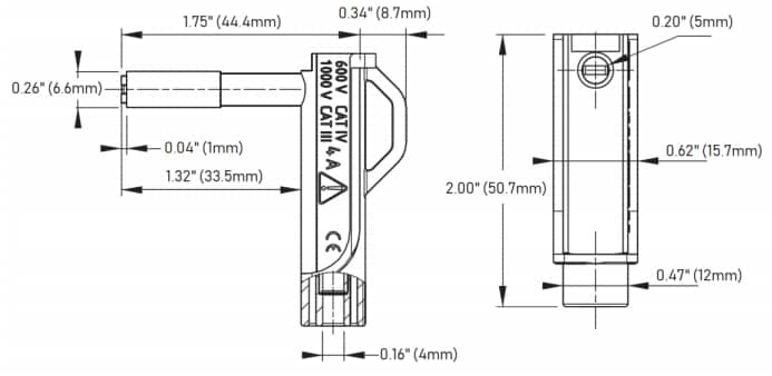 Pomona Electronics 73106 Right-Angle Magnetic Probes